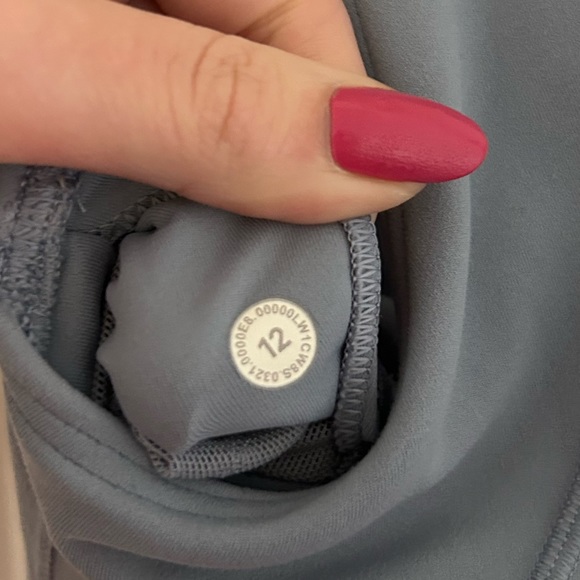 blue linen lululemon align tank - Picture 3 of 3